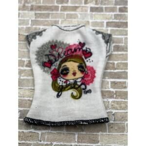 Barbie Shirt~Dream Girl 1989 White-black T-Shirt BC5